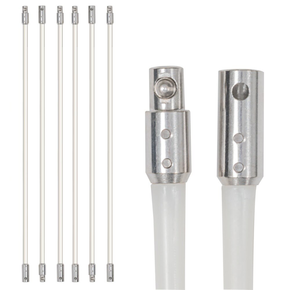 Eastman 60768 Lint Wizard Large Duct Dryer Vent Cleaning Kit with Flexible Rods and Adapters - 3