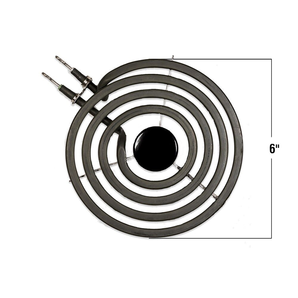 Eastman 61730 6 in. 4-Turn Plug-In Surface Range Heating Element - 3