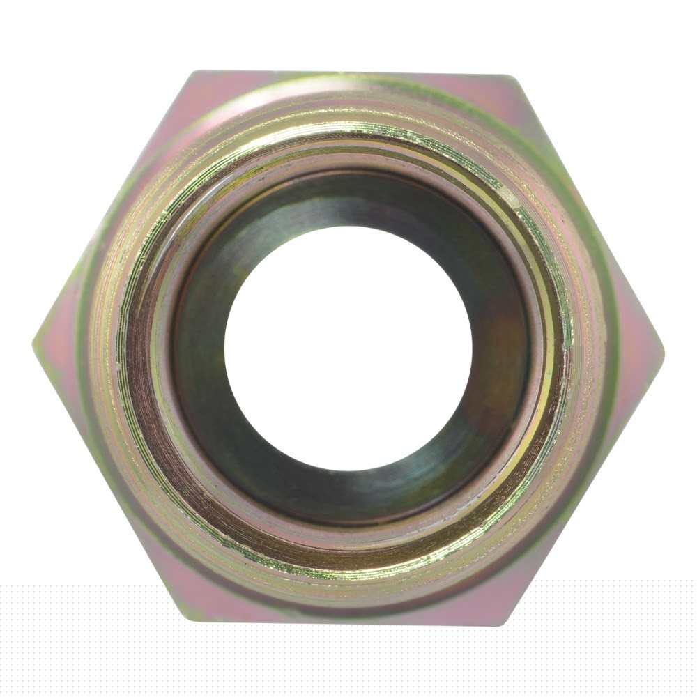 Eastman 62731B 5/8 in. OD Flare x 3/4 in. MIP Steel Gas Connector Fitting with Tapped 1/2 in. FIP - 3