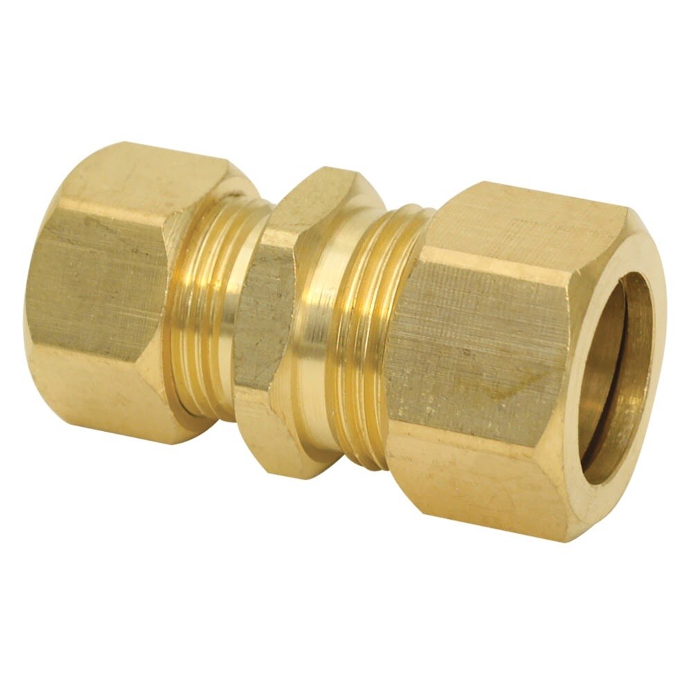 Eastman 65361LF 3/8 in x 1/4 in Compression Brass Reducing Union