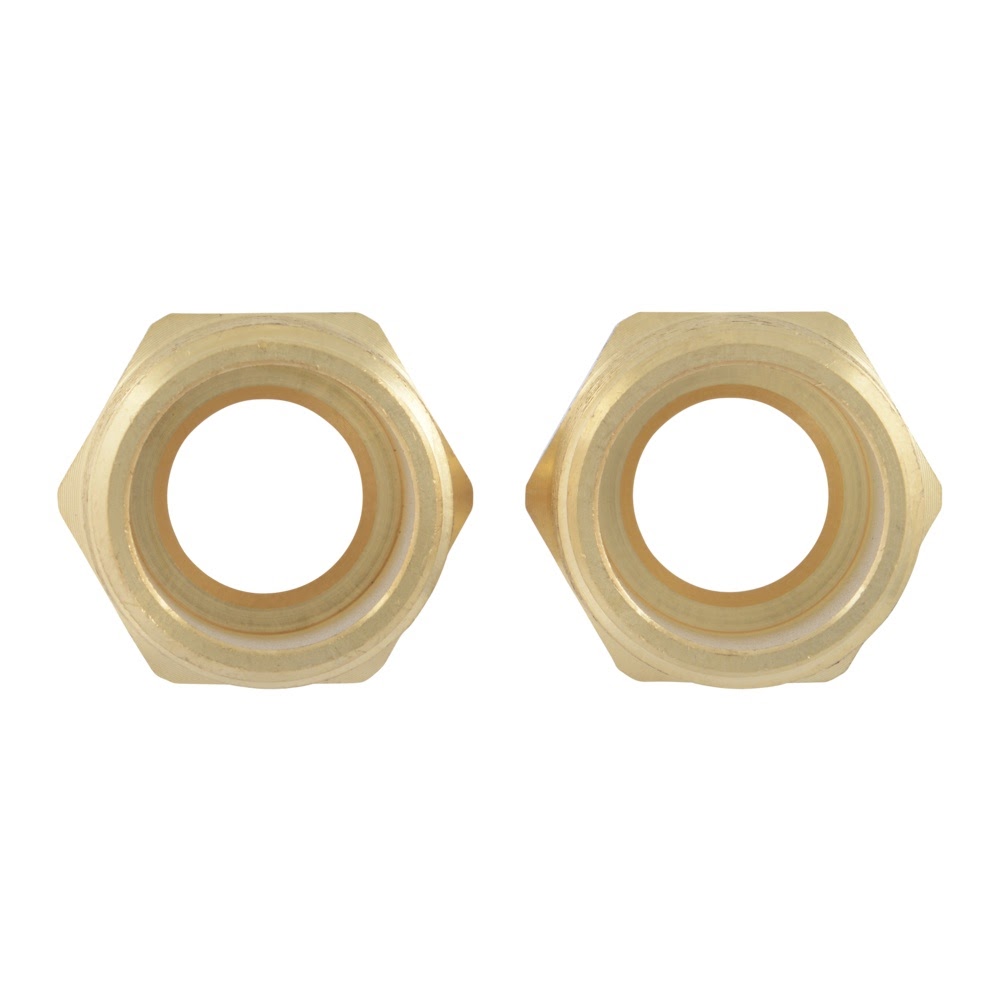 Eastman 65481N 1/2 in. Compression x 3/4 in. MIP Brass Adapter Fitting (2 Pack) - 3