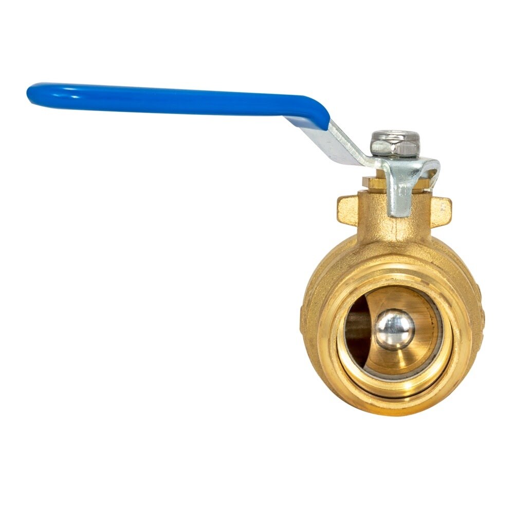Eastman 80153 1 in Press Brass Ball Valve with Lever Handle - 2