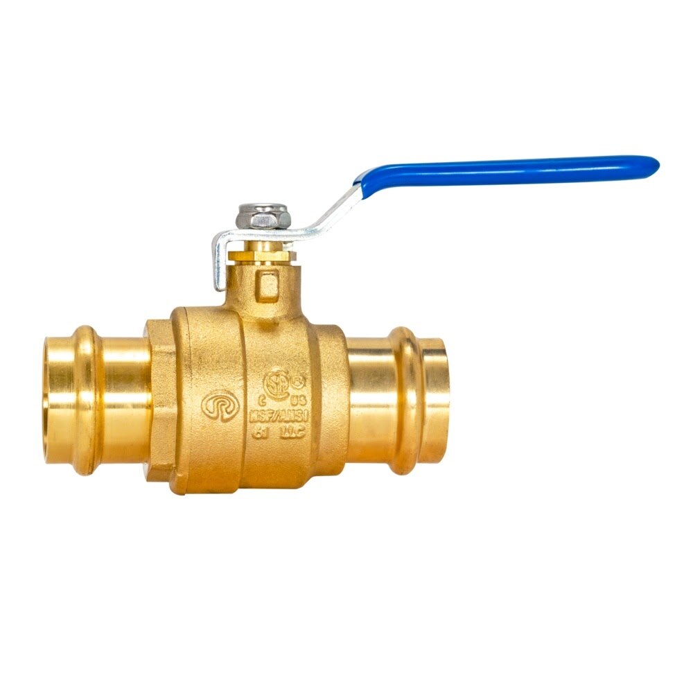 Eastman 80153 1 in Press Brass Ball Valve with Lever Handle - 3