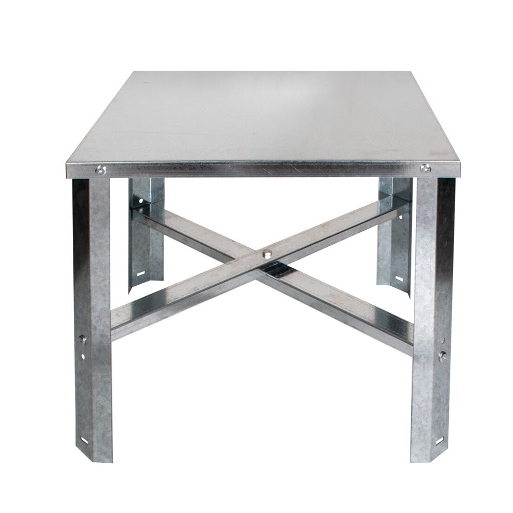 Eastman 86278 21 in x 21 in Galvanized Steel Water Heater Stand for Up to 50 Gallon Tanks