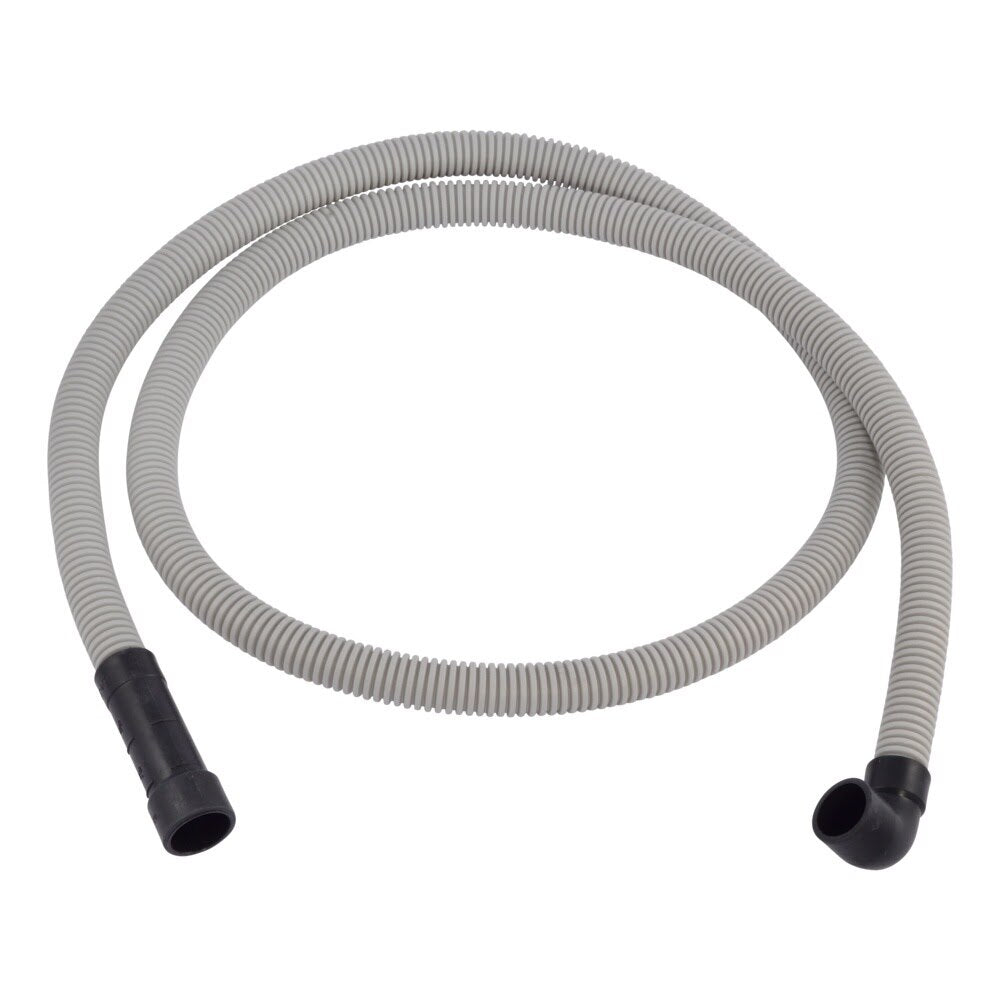 Eastman 91227 6 ft Universal Corrugated Dishwasher Discharge Hose with 90 Degree Elbow