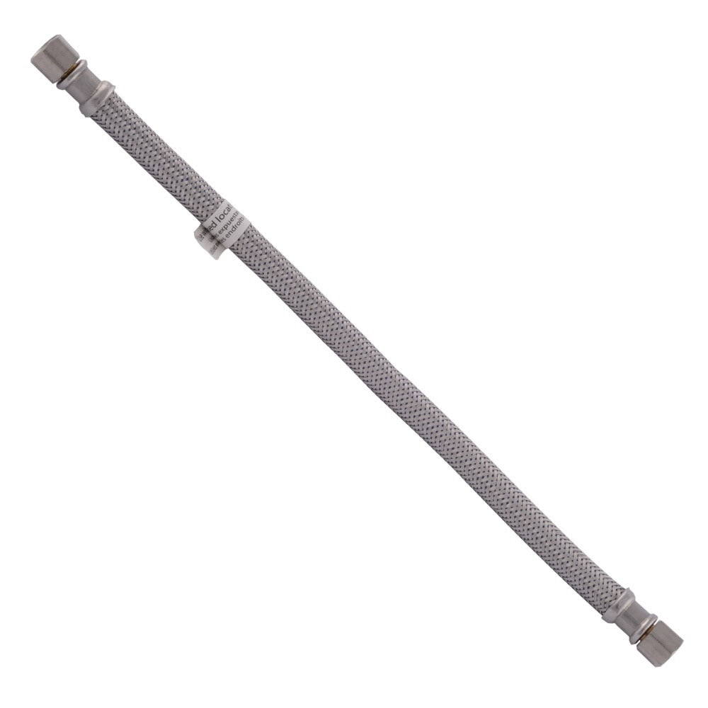 Eastman 98515LF 1 ft. 1/4 in. Compression x 1/4 in. Compression Stainless Steel Ice Maker Connector - 3