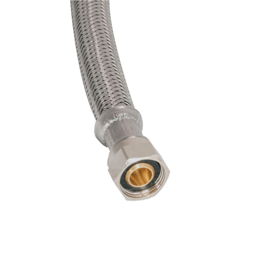 Eastman 98524 8 ft Stainless Steel Dishwasher Connector with 3/8 in Compression Inlet and Outlet - 2