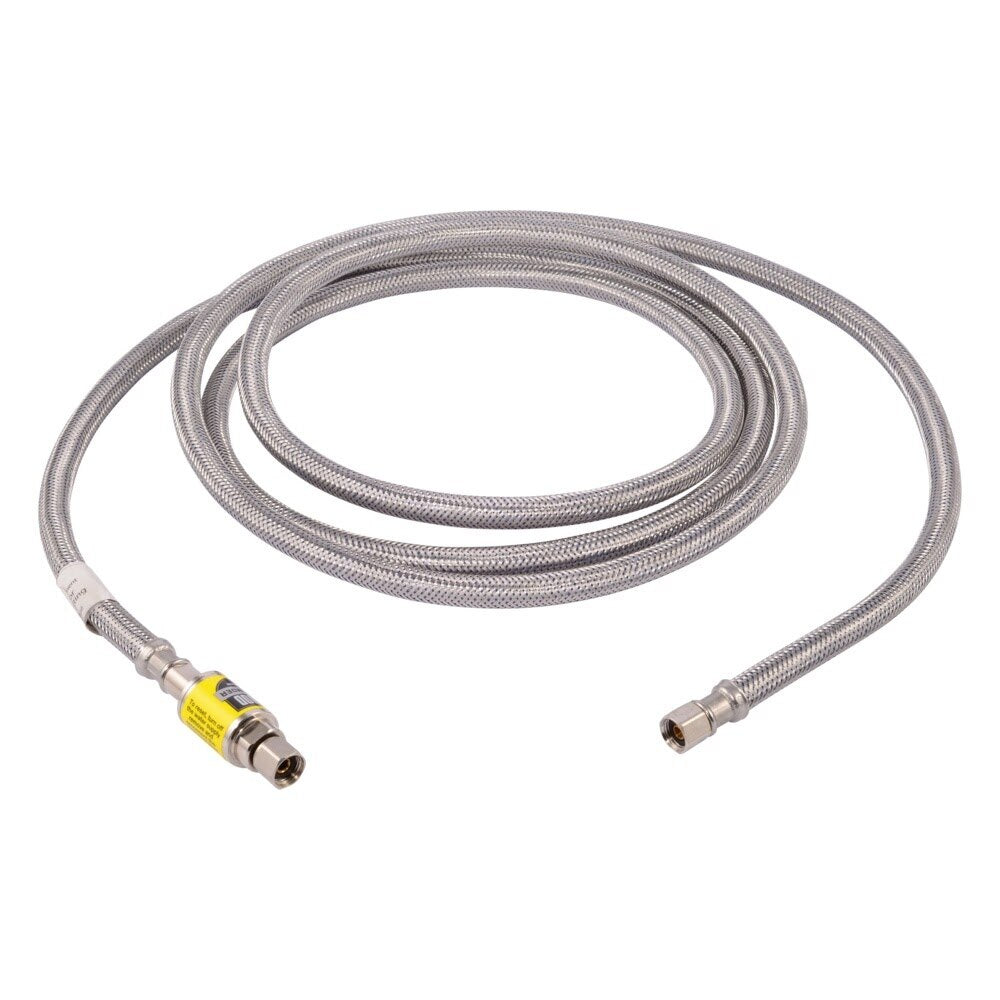 Eastman 98554 1/4 in. x 10 ft. Flood Defender Stainless Steel Icemaker Connector