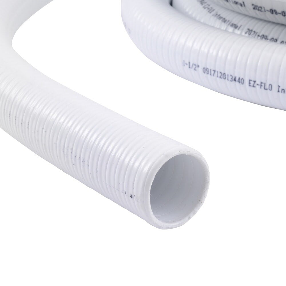 Eastman 98597 EZ-FLO 1-1/2 in. ID White Flexible PVC Spa Hose for Pools and Spas (25 ft. Spool) - 2