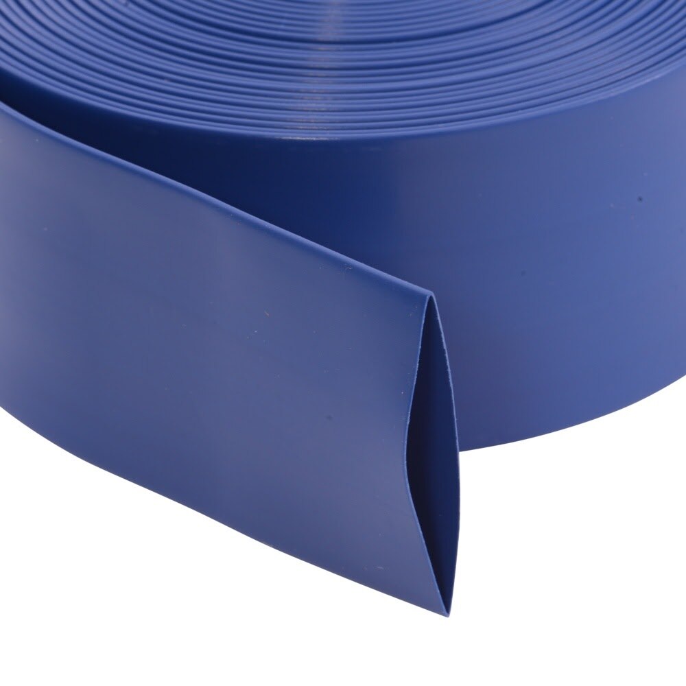 Eastman 98637 1-1/2 in ID x 30 ft Blue PVC Flat Discharge Hose for Drainage and Irrigation - 2