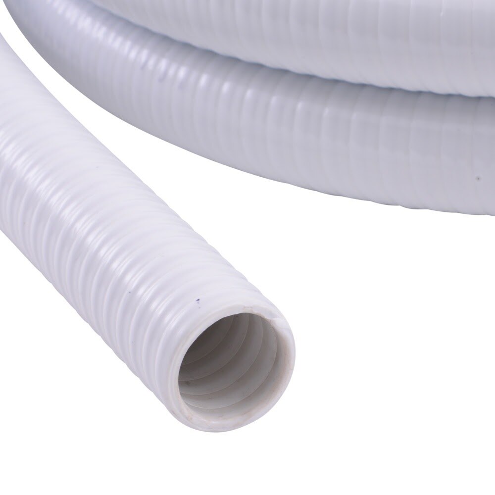 Eastman 98642 1 in ID x 25 ft White Flexible PVC Spa Hose (25 Ft Spool) - 2