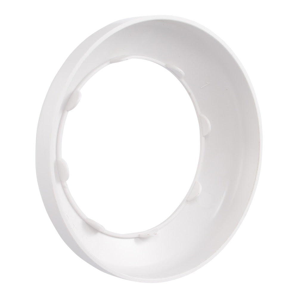 Eastman EZ-25710 2 in IPS White Plastic Sure Grip Escutcheon Flange for Faucet Repair