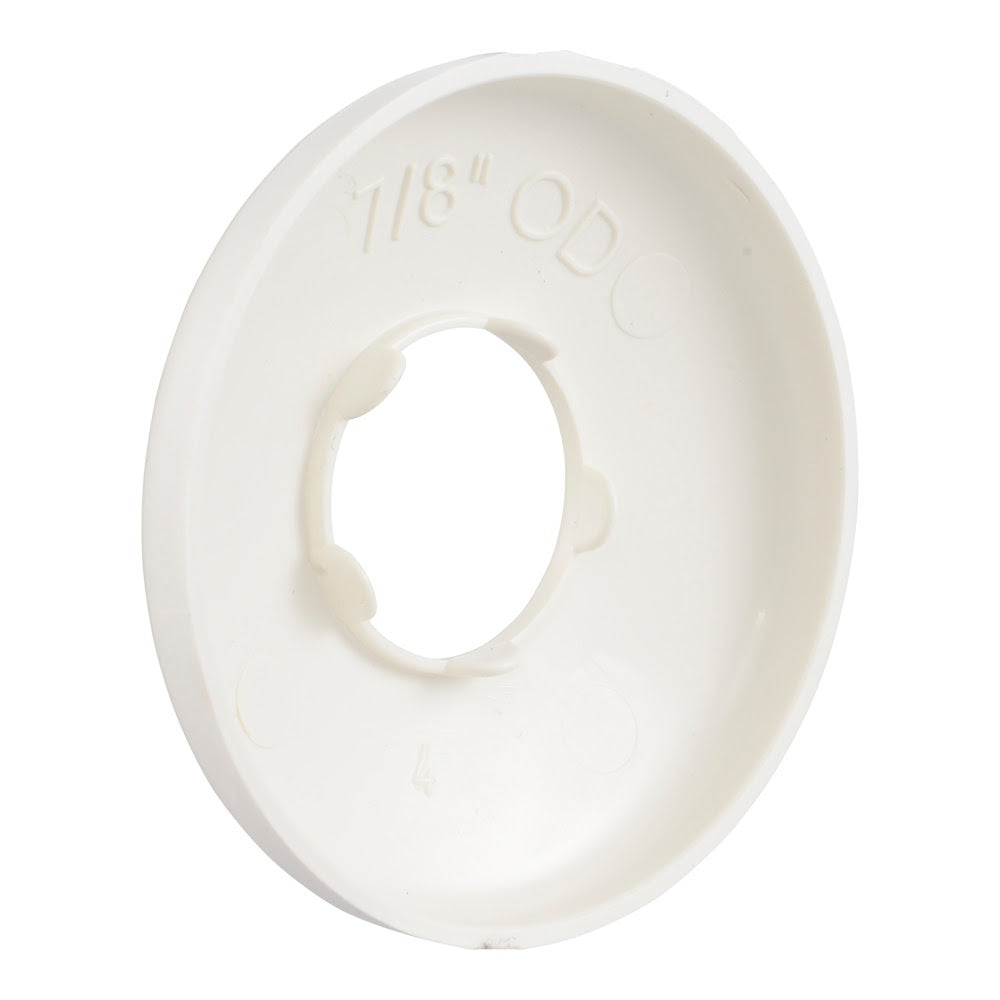 Eastman EZ-25714 7/8 in. OD White Sure Grip Plastic Escutcheon for Faucet Repair