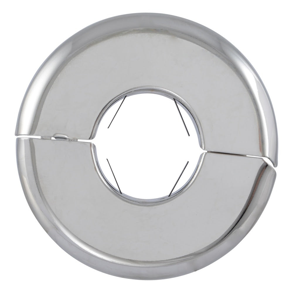 Eastman EZ-25740 1-1/8 in OD Heavy Duty Chrome Split Escutcheon - 2