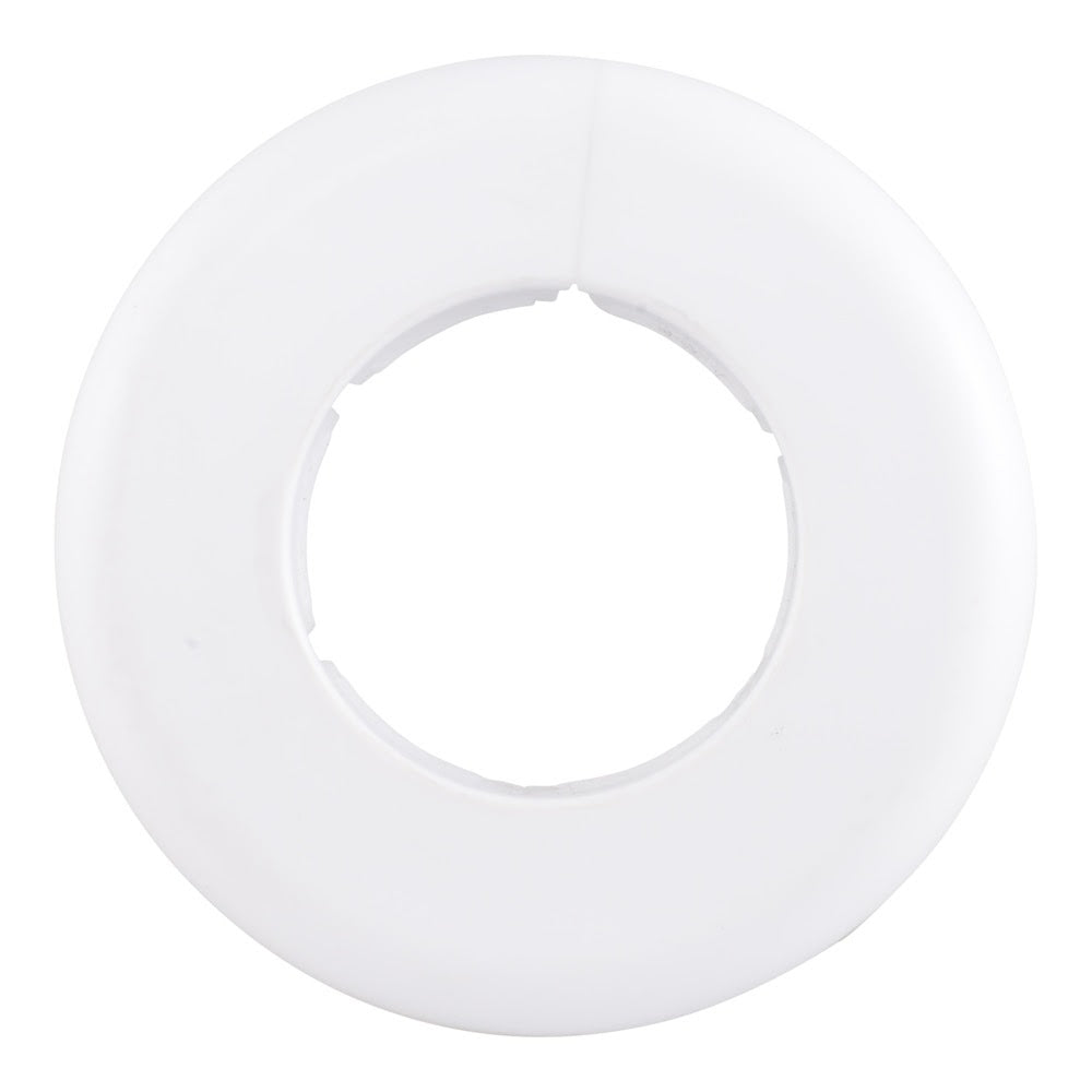 Eastman EZ-25764 1-1/2 in. IPS Plastic Split Escutcheon Flange for Faucet Repair White - 2