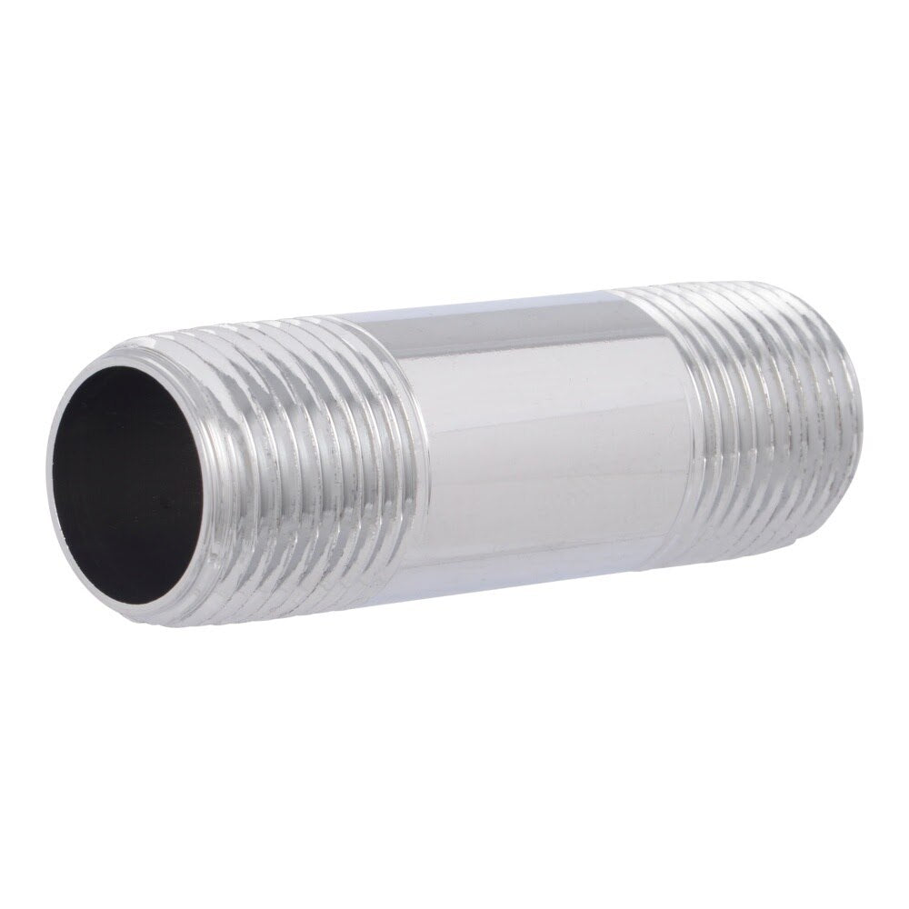 Eastman EZ-25865 1/2 in. IPS x 2-1/2 in. Chrome Plated Brass Pipe Nipple