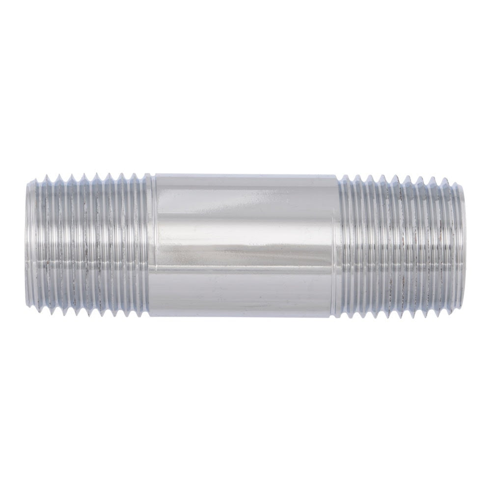 Eastman EZ-25865 1/2 in. IPS x 2-1/2 in. Chrome Plated Brass Pipe Nipple - 2