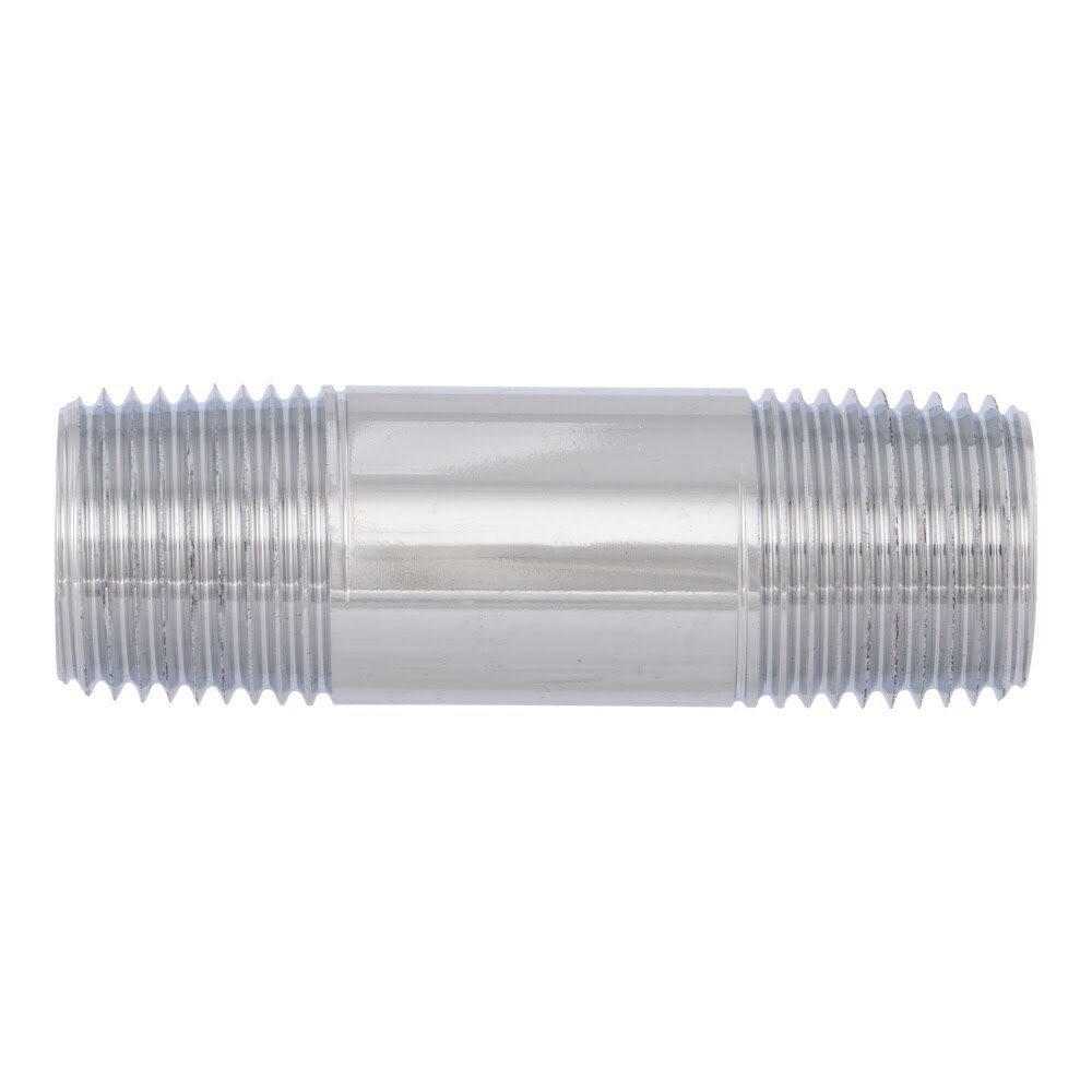 Eastman EZ-25865 1/2 in. IPS x 2-1/2 in. Chrome Plated Brass Pipe Nipple - 2