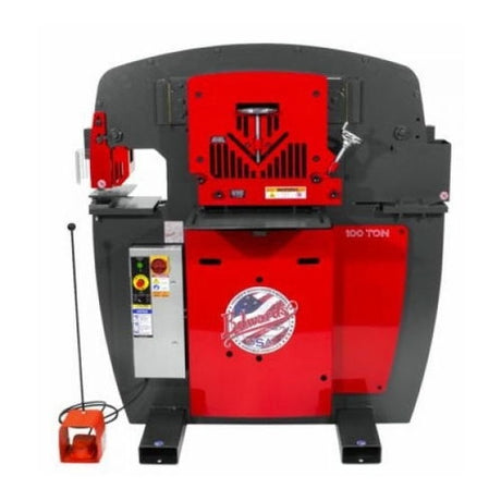 Edwards ED9-10233512 100 Ton Ironworker 230V 3Ph Powerlink Coper Notcher & Lights