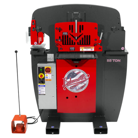 Edwards ED9-IW55-3P460-A 55 Ton Ironworker - 3PH, 460V, Accessory Pack