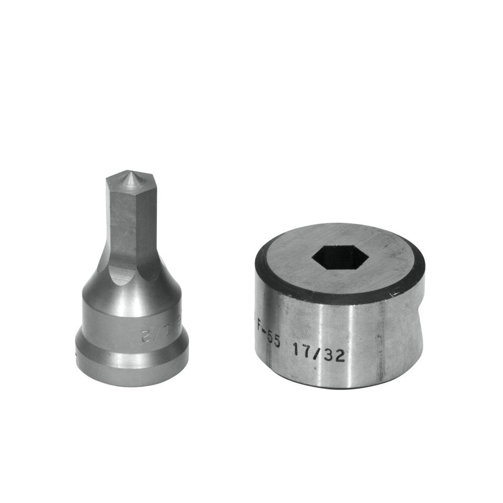 Edwards ED9-PDH1/2 1/2" Hex Punch & Die Set with Key-Way