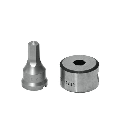 Edwards ED9-PDH15/32 15/32" Hex Punch & Die Set with Key-Way