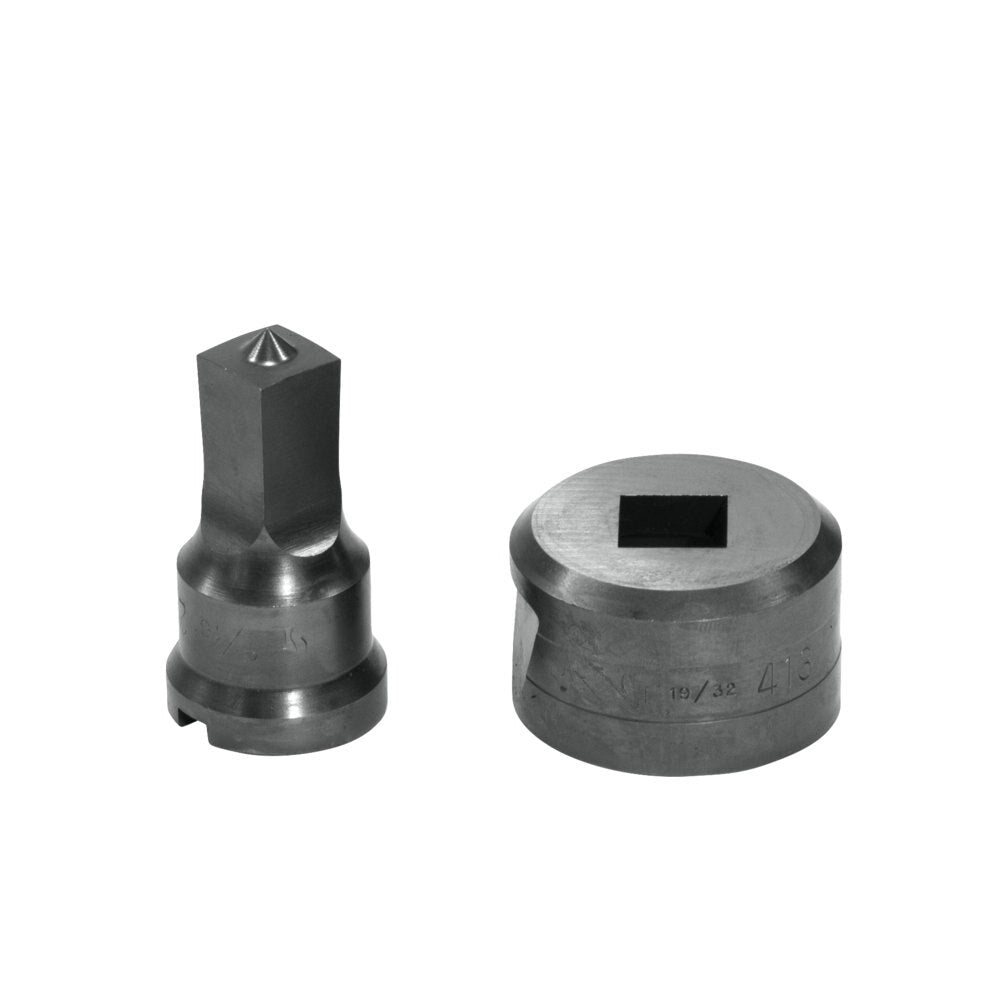 Edwards ED9-PDSQ9/16 9/16" Square Punch & Die Set with Key-Way