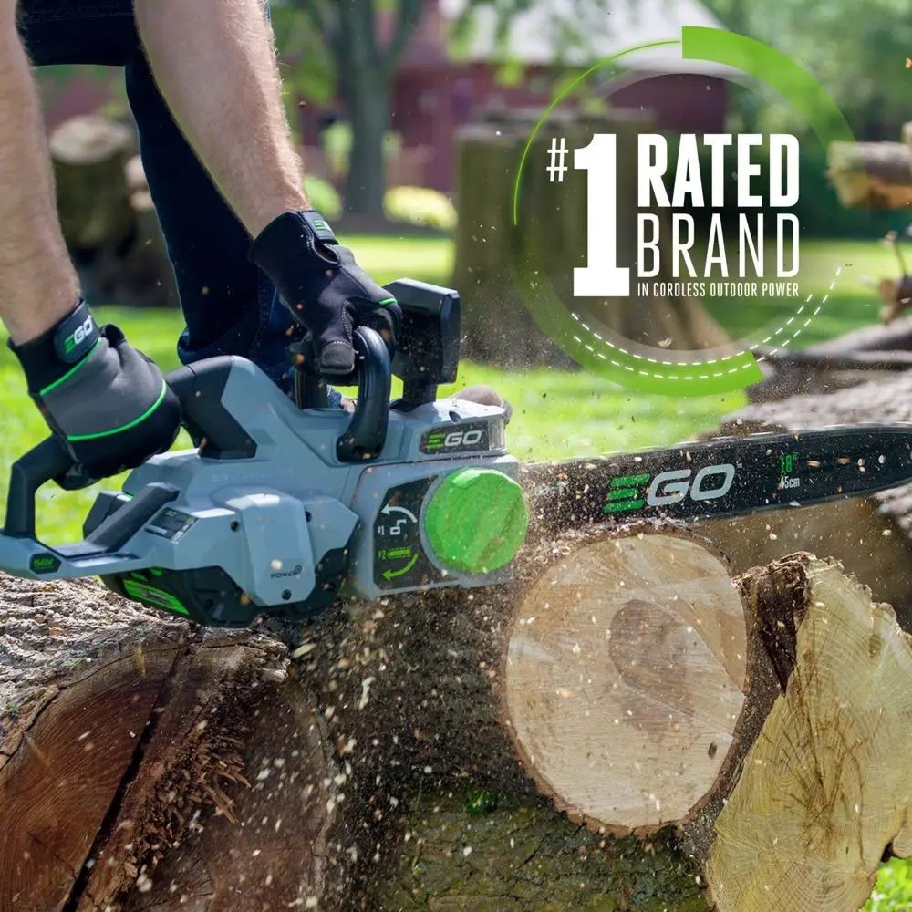 EGO CS1803 18" Chain Saw Kit (2P 4Ah Battery, 210W Charger) - 5