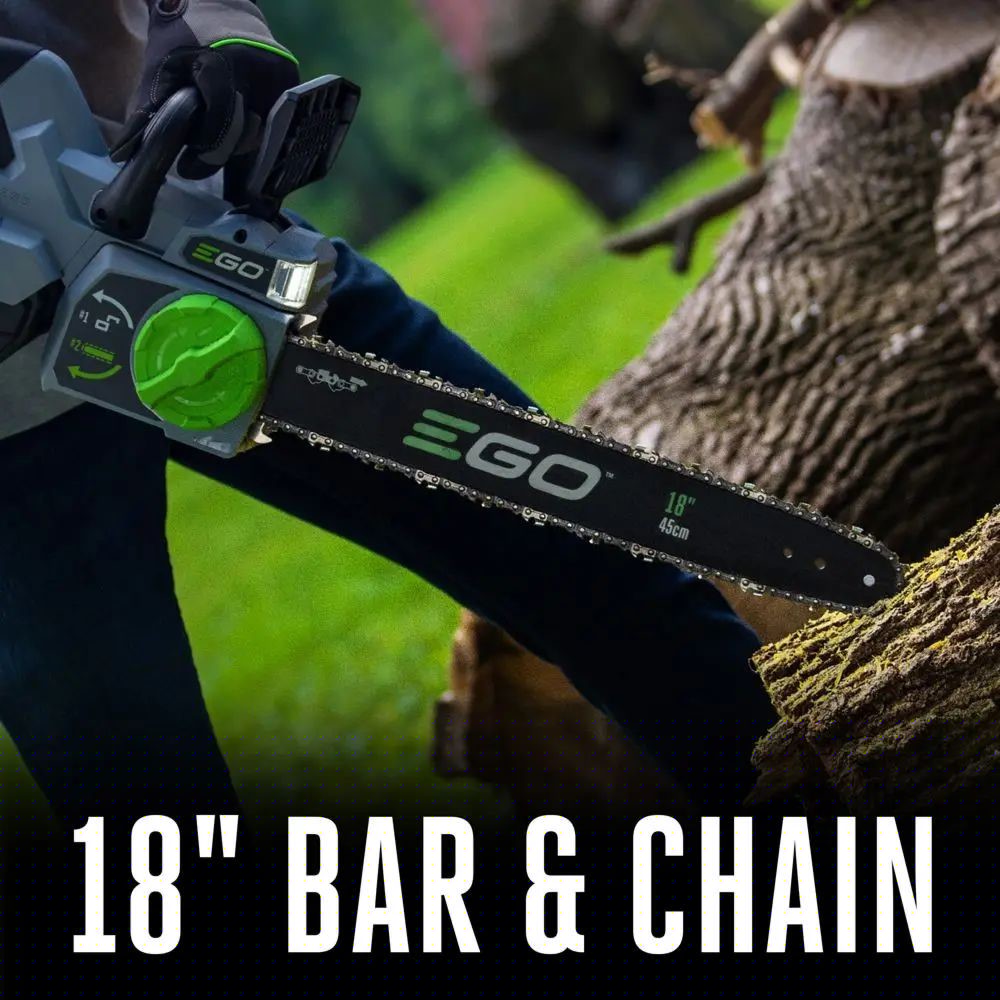 EGO CS1803 18" Chain Saw Kit (2P 4Ah Battery, 210W Charger) - 10