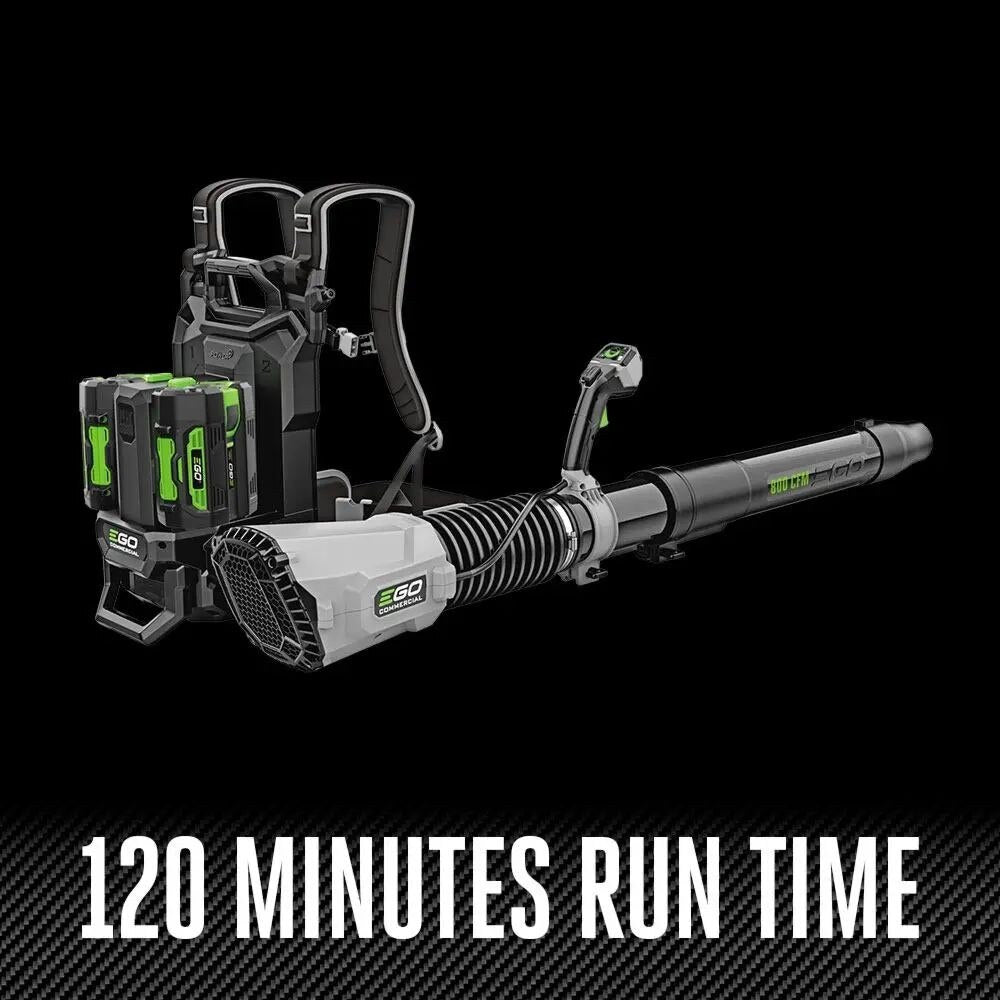 EGO LBPX8004-2 800CFM Peak Power Backpack Blower Kit (2*6Ah battery, CH2800D charger, 1*Nozzle) - 13