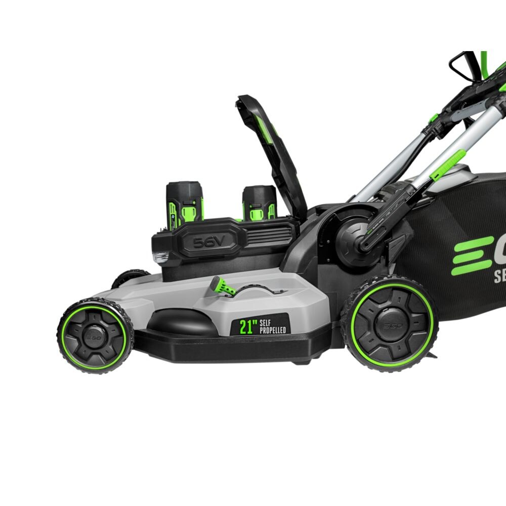 EGO LM2142SP 21" Poly Deck Dual-port SP Lawn Mower Kit (550W Charger, 2*5.0Ah) - 2