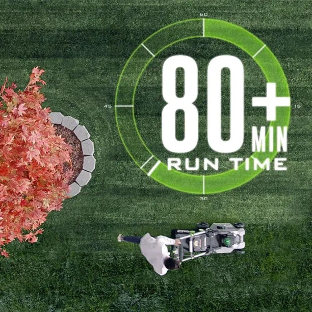 EGO LM2142SP 21" Poly Deck Dual-port SP Lawn Mower Kit (550W Charger, 2*5.0Ah) - 8