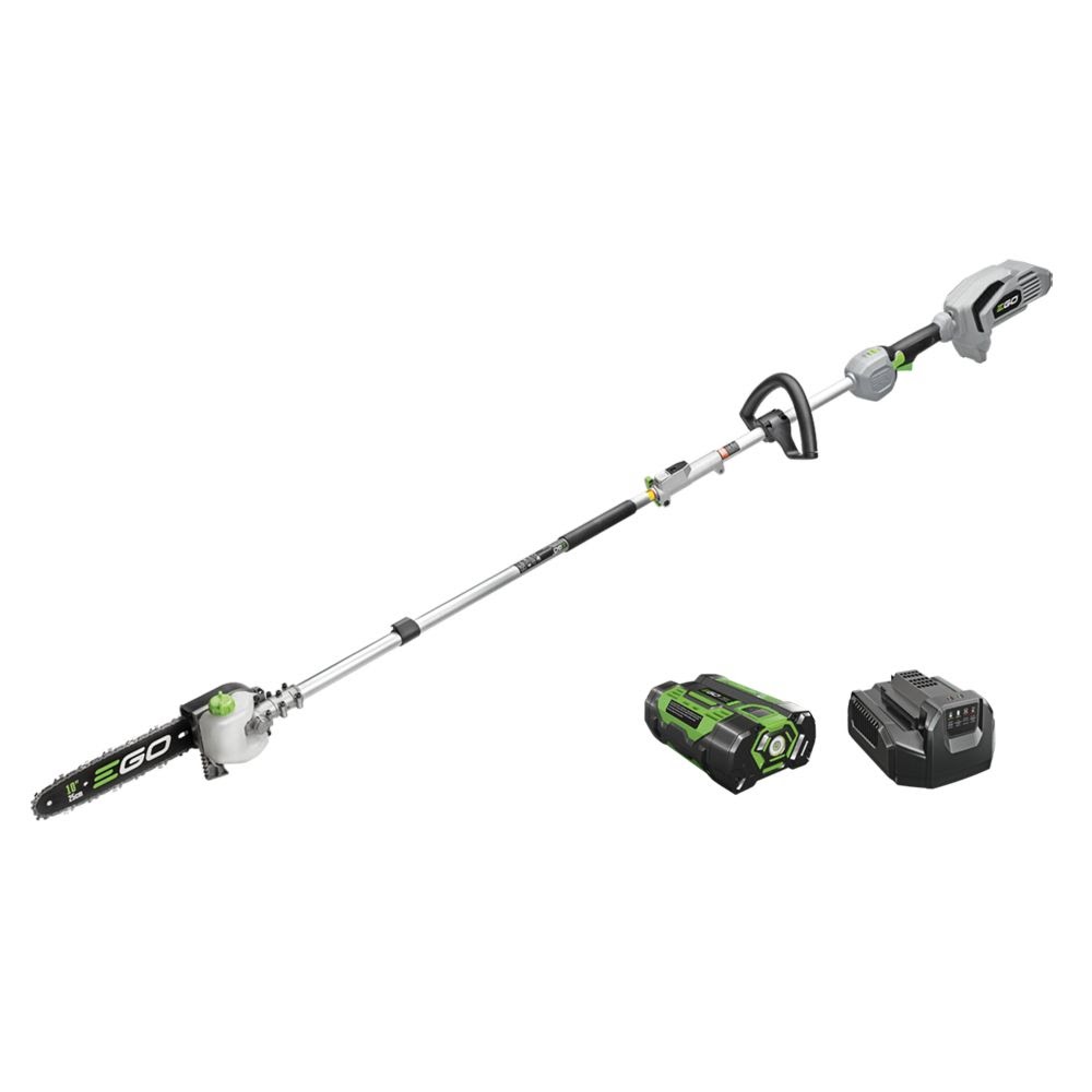 EGO MPS1001 Pole Saw Kit (Power head + pole saw attachment) (210W Charger, G3 2.5Ah Battery)