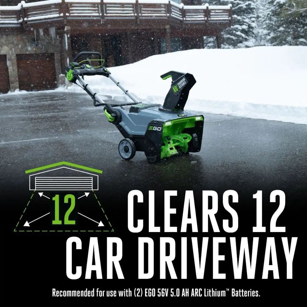 EGO SNT2112 21" Dual Port Snow Blower 2*G3 5Ah Kit,w/ CH2800D Charger, with steel auger - 8