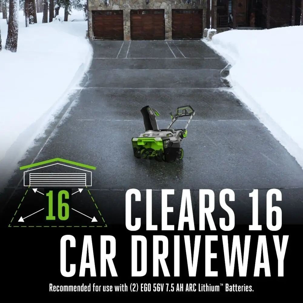 EGO SNT2125AP 21" Single Stage Auger Propelled Snow Blower Kit (2*7.5Ah battery, CH2800D dual-port charger) - 9