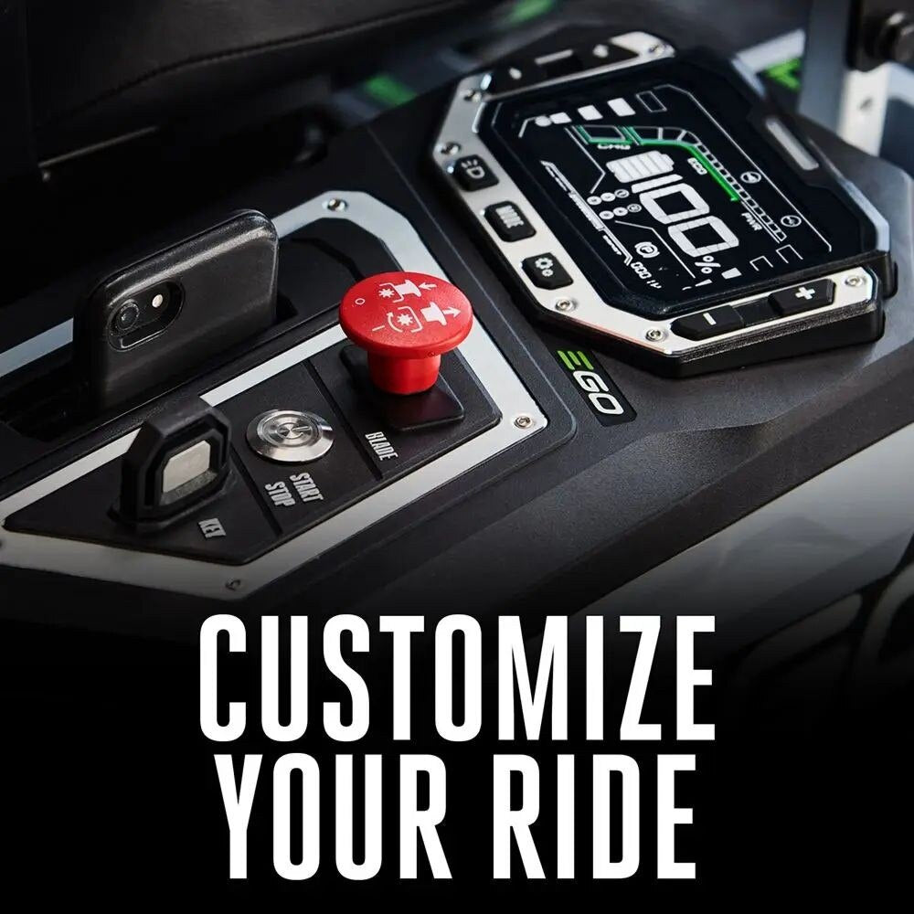 EGO ZT5207L 52"  Zero Turn Riding Mower Kit W/ Lap Bar (6*4P 12Ah, 1600W Charger) - 8