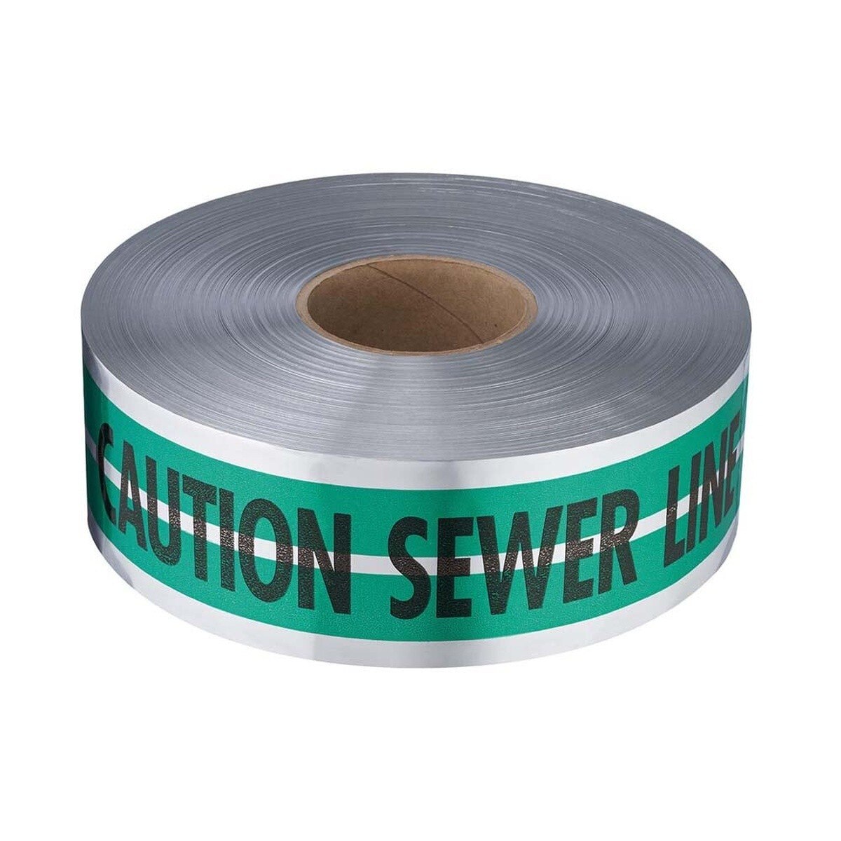 Empire Level 31-053 3" X 1000' Green Detectable "Sewer Line Below"