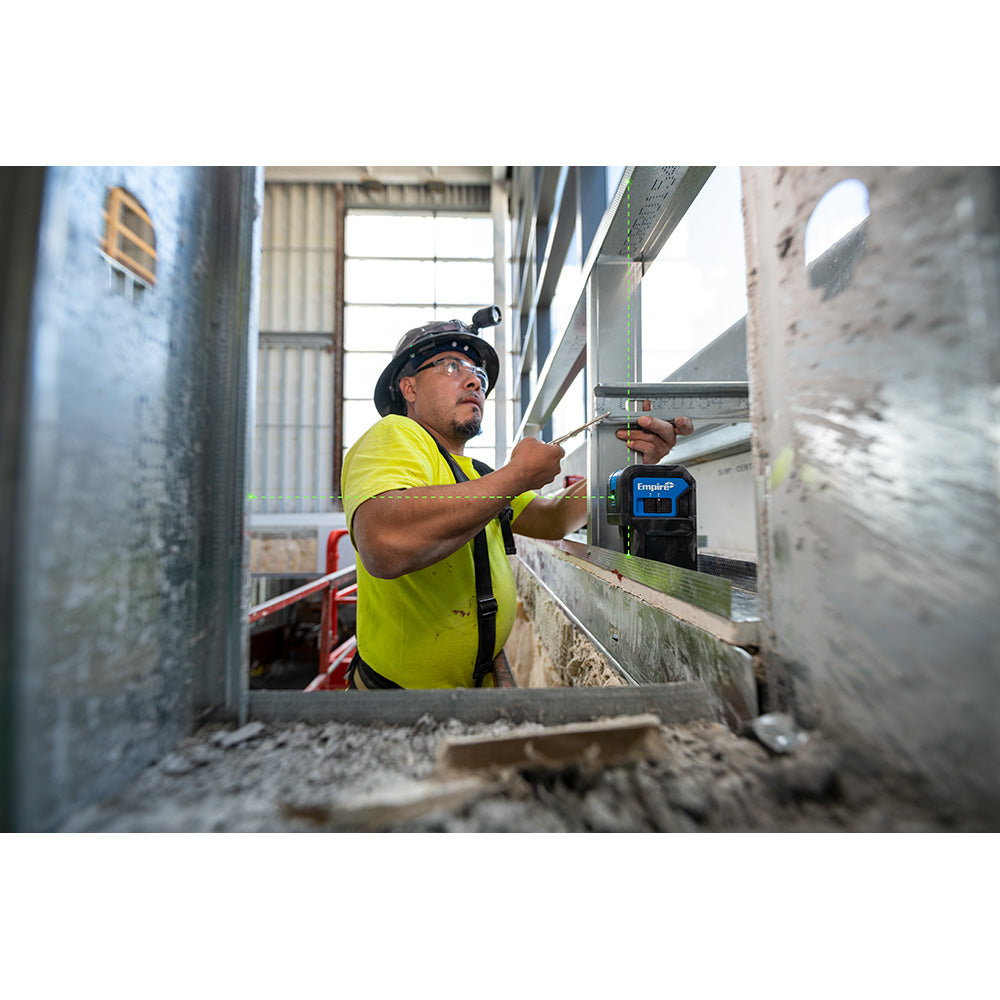 Empire Level  ELG3D Empire 125' Green Self-Leveling  3-Point Laser - 9