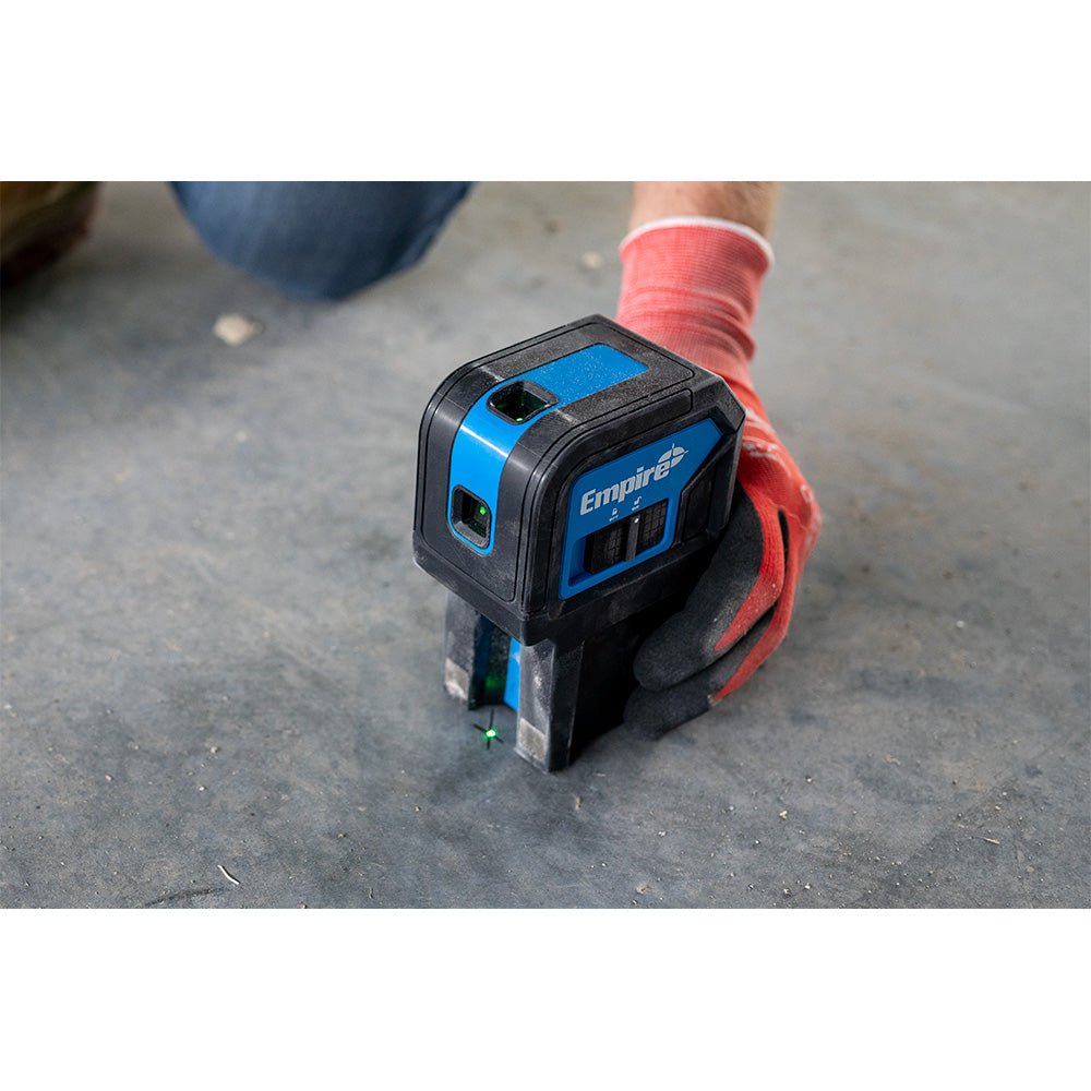 Empire Level  ELG3D Empire 125' Green Self-Leveling  3-Point Laser - 12