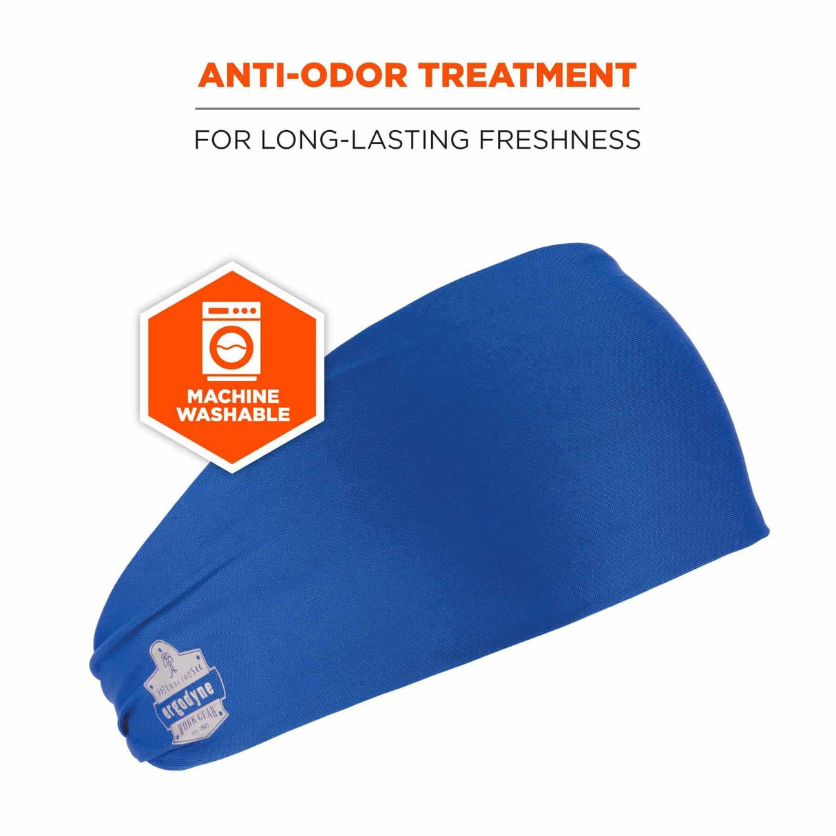 Ergodyne 12701 6634 Blue Cooling Headband - Performance Knit - 3