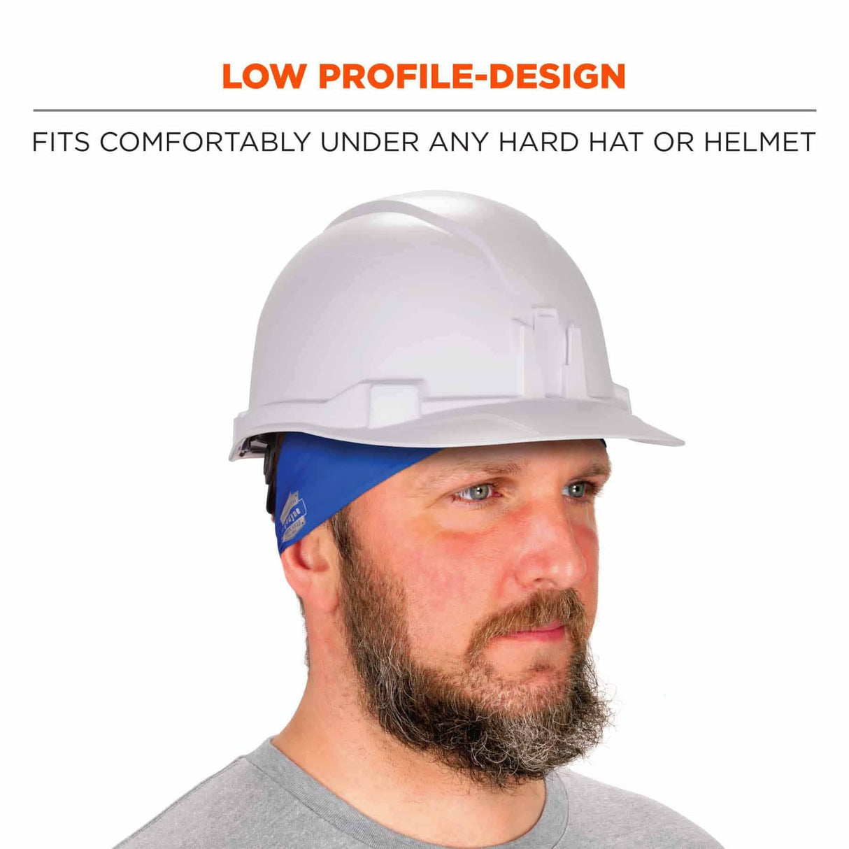 Ergodyne 12701 6634 Blue Cooling Headband - Performance Knit - 6