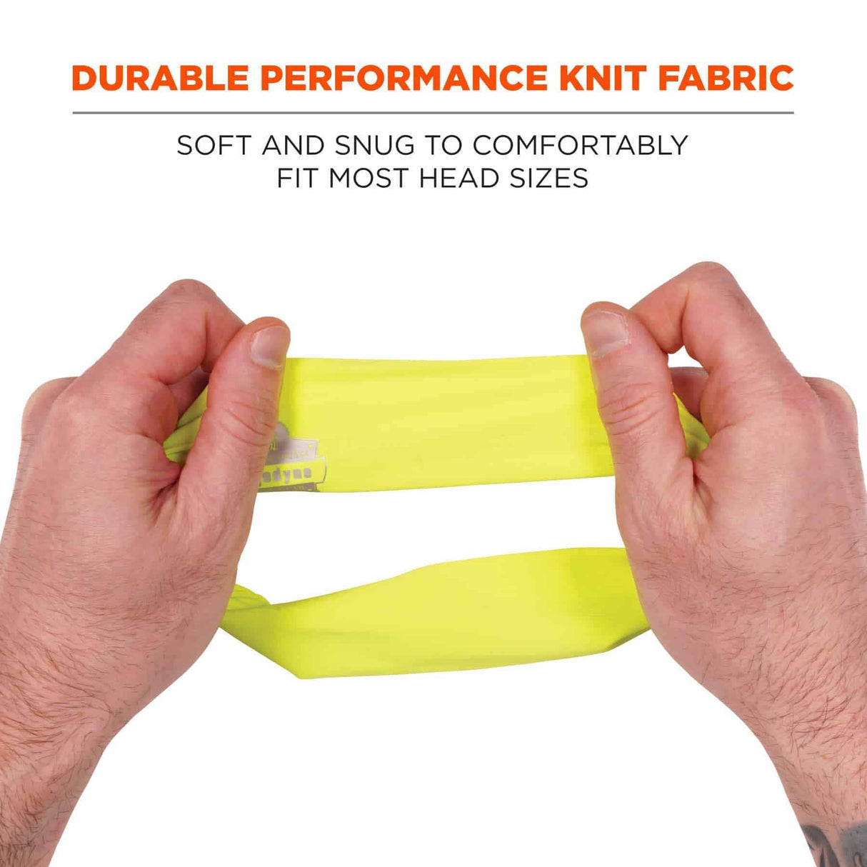 Ergodyne 12703 6634 Lime Cooling Headband - Performance Knit - 5