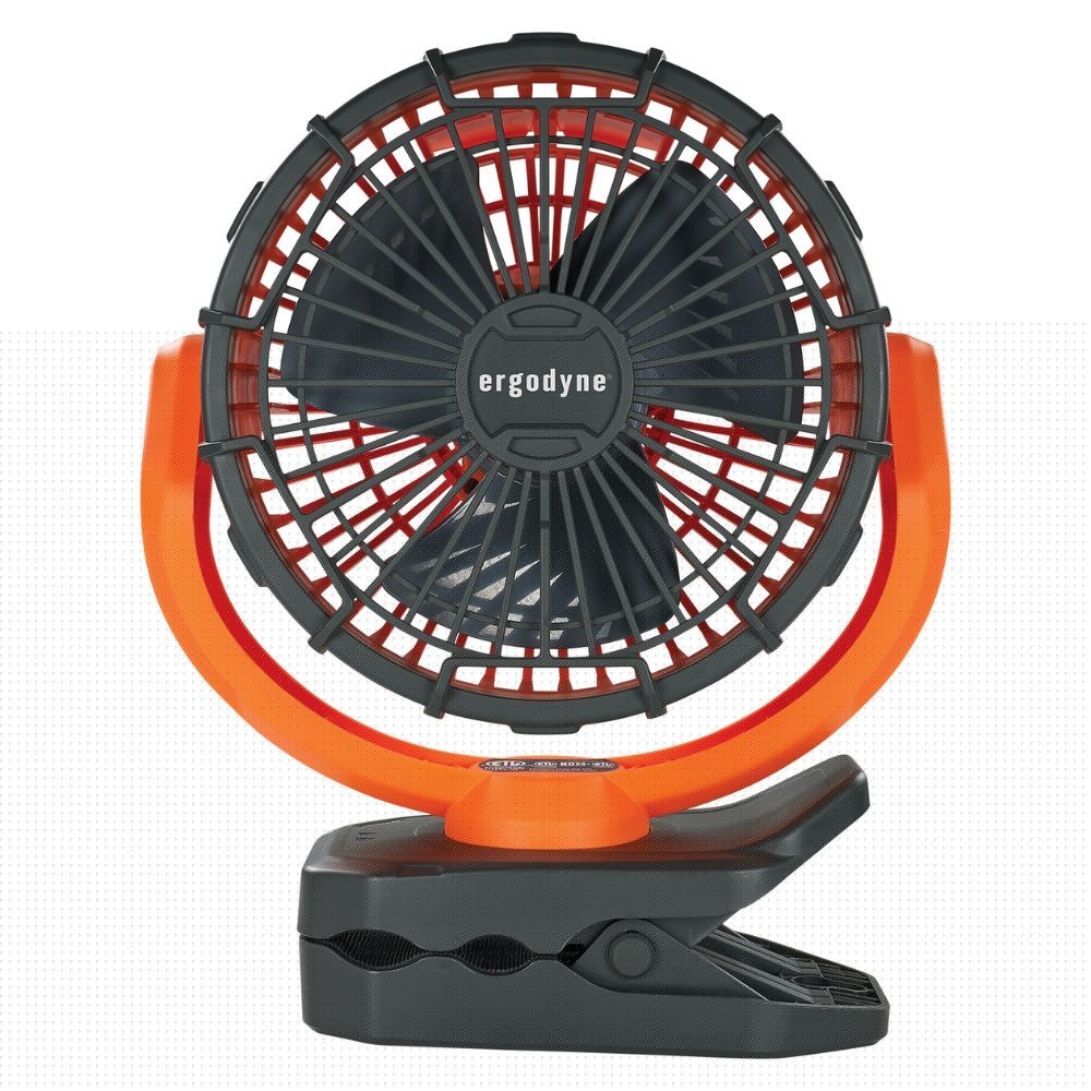 Ergodyne 12800 Chill-Its 6090 Rechargeable Portable Jobsite Fan - 6