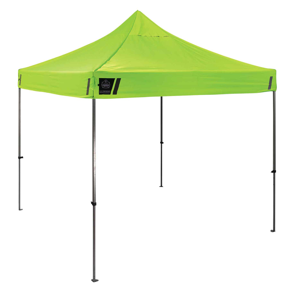 Ergodyne 12900 SHAX 6000 Heavy-Duty Commercial Pop-Up Tent, HV Lime - 11