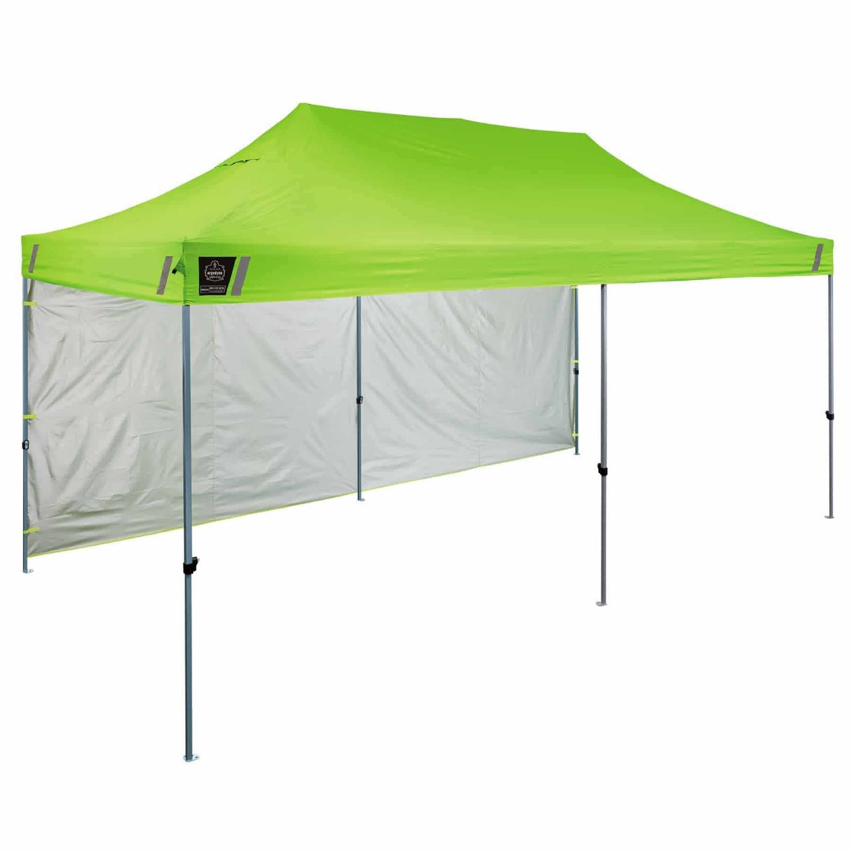 Ergodyne 12995 6097 Lime Pop-Up Tent Sidewall - 10ft x 20ft - 2