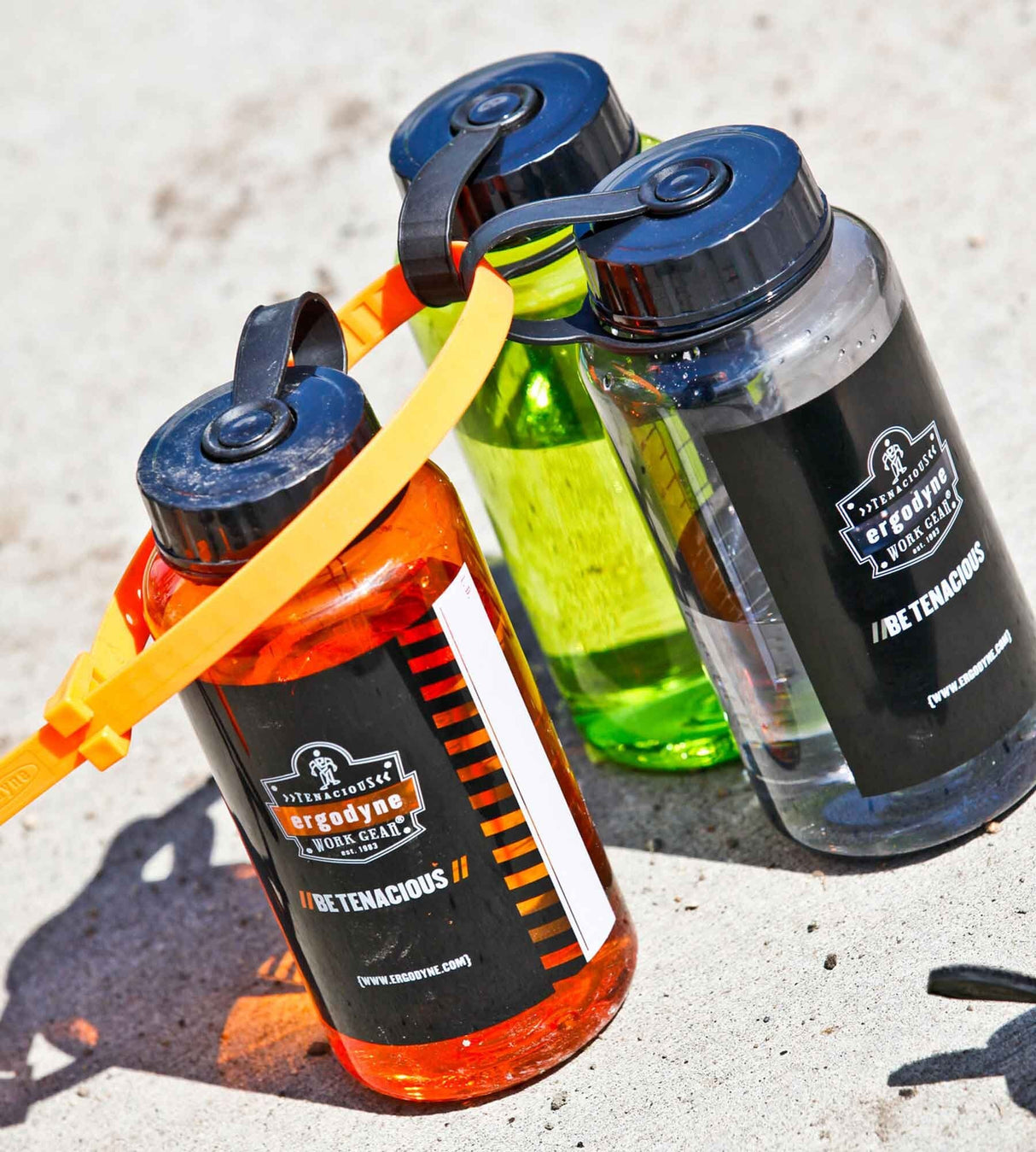 Ergodyne 13151 Chill-Its 5151 Wide Mouth Water Bottle, Orange - 2