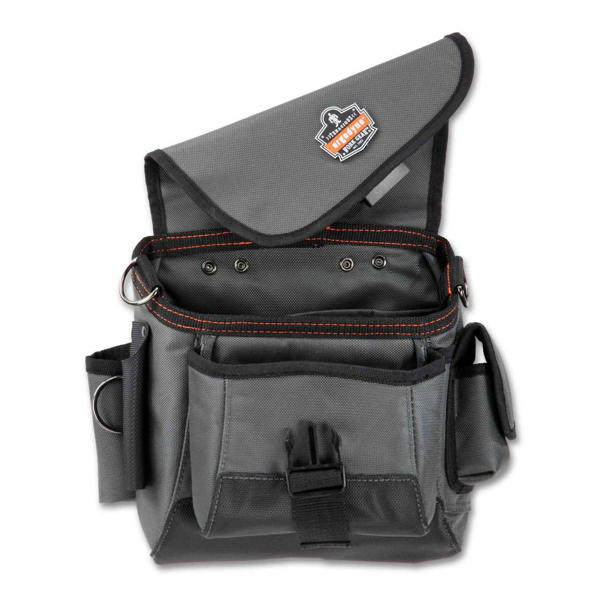 Ergodyne 13640 16 Pocket Topped Tool Pouch Strap Attachment 11" x 4.5" x 11" - 2