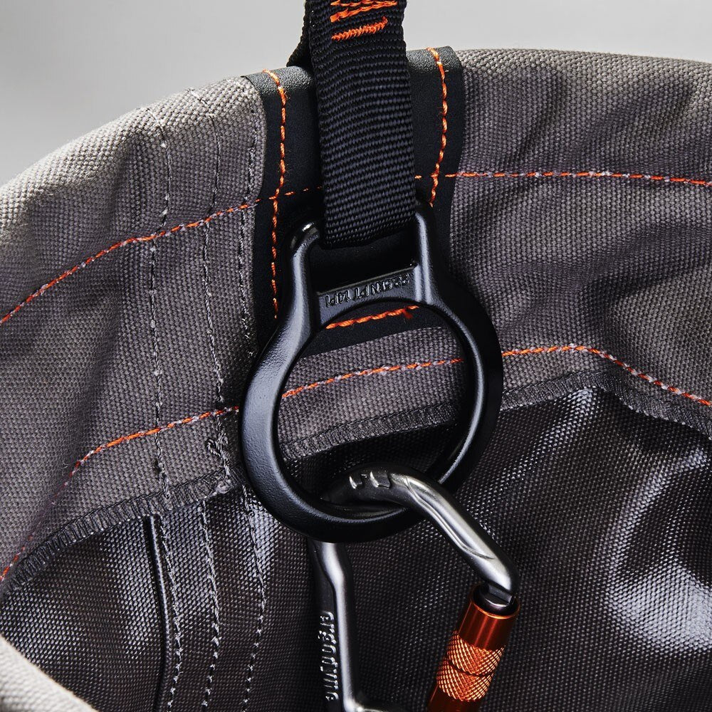 Ergodyne 14860 OAH 5960T Canvas Hoist Bucket with D-Rings and Top - 7