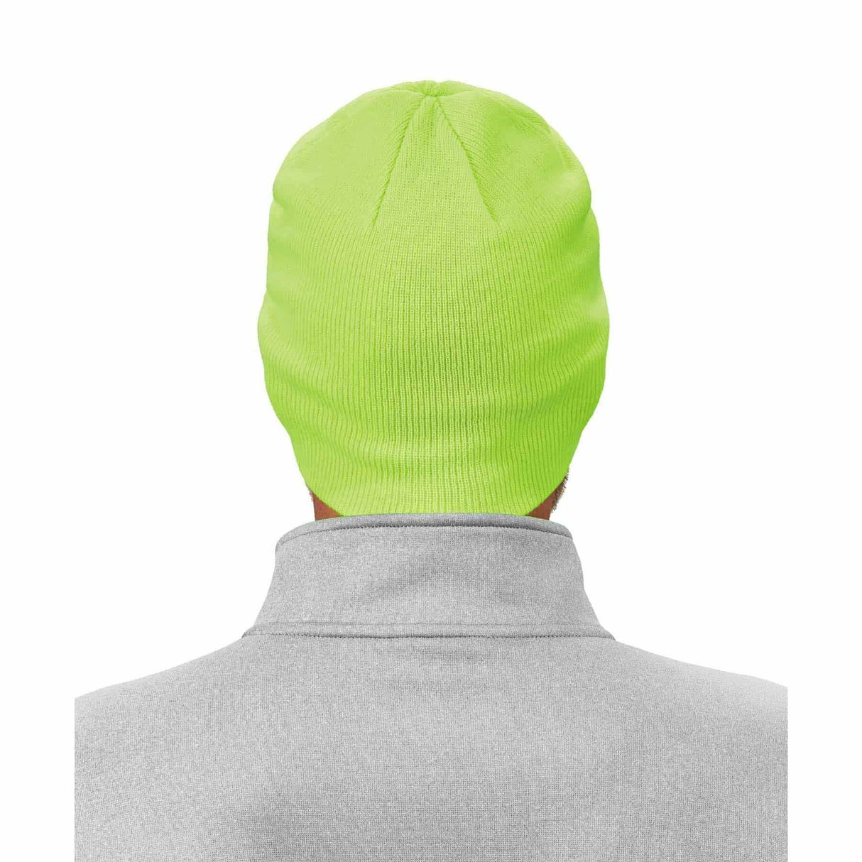 Ergodyne 16813 6812 Lime Rib Knit Beanie - 4