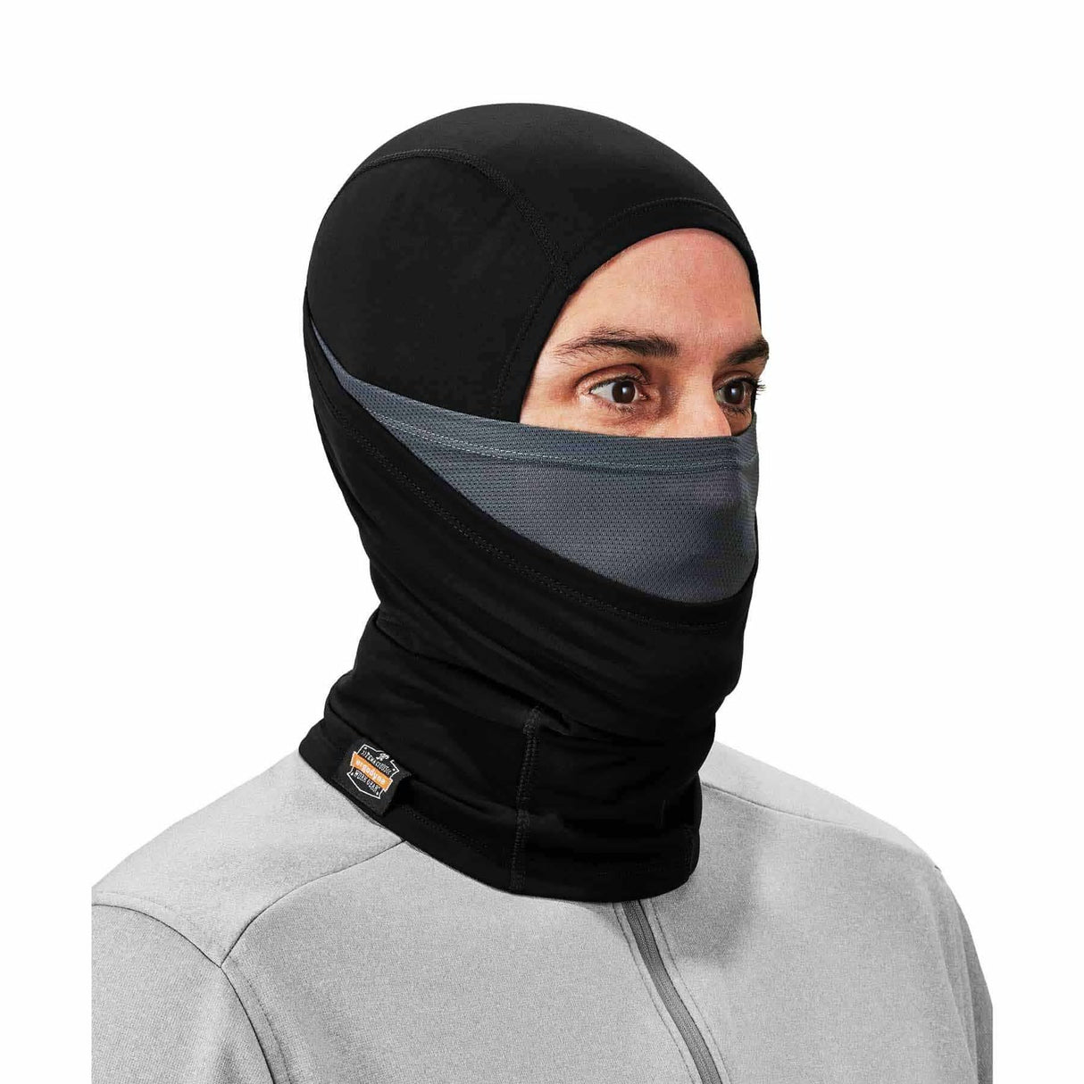 Ergodyne 16844 6844 Black Dual-Layer Balaclava Face Mask